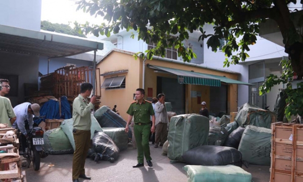 10 tấn hàng lậu bị bắt giữ tại ga Đà Nẵng
