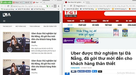 Đà Nẵng: Chưa được phép triển khai, Uber vẫn rầm rộ quảng cáo