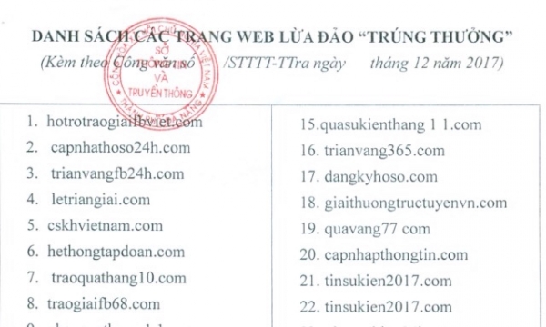 Đà Nẵng cảnh báo tình trạng lừa đảo bằng trang web 