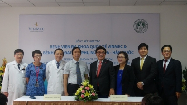  Vinmec hợp tác với bệnh viện đại học y hàng đầu Hàn Quốc