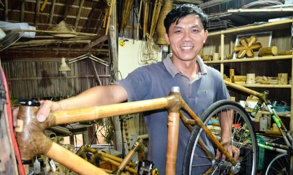 Xe đạp tre Việt: Hàng hiệu 100 triệu của tay chơi EU