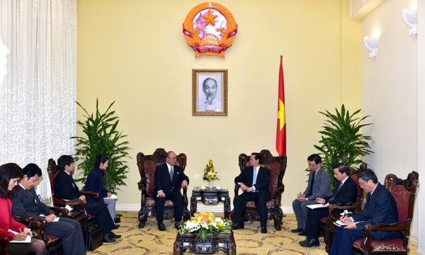 Thủ tướng tiếp Cố vấn đặc biệt Liên minh Nghị sĩ hữu nghị Nhật-Việt