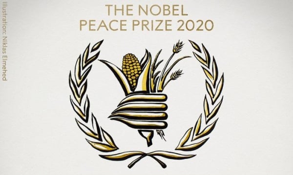 Chương trình Lương thực Thế giới được Giải Nobel Hòa bình năm 2020