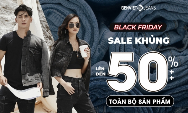 Thời trang Genviet Jeans ưu đãi lên đến 50%++ dịp Black Friday