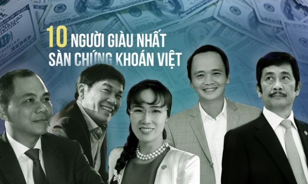 Những người giàu nhất sàn chứng khoán Việt