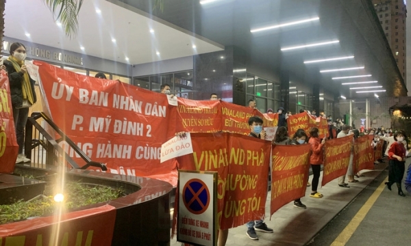 Hà Nội: Cư dân tố Công ty Cổ phần đầu tư bất động sản Vinaland 'treo đầu dê, bán thịt chó'