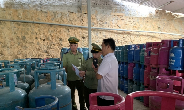 QLTT Sơn La tăng cường kiểm tra, xử lý vi phạm trong kinh doanh LPG