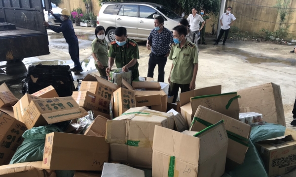 Bình Định: Tiêu hủy tang vật vi phạm hành chính bị tịch thu trị giá hơn 01 tỷ đồng