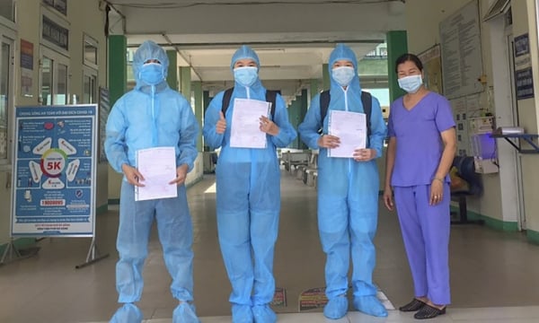 Đà Nẵng thêm 3 bệnh nhân khỏi Covid-19 được ra viện