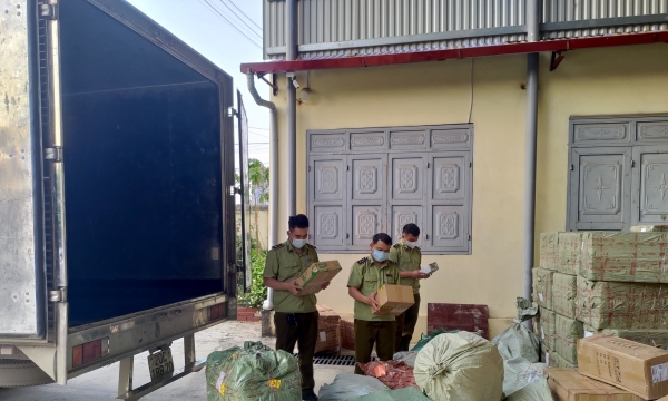 Cục QLTT Lạng Sơn: Tăng cường kiểm tra, xử phạt phương tiện vận chuyển hàng hóa nhập lậu qua địa bàn