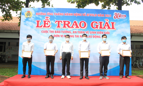 Vedan Việt Nam tổng kết trao giải các hoạt động hưởng ứng Tháng An toàn Vệ sinh lao động 2021