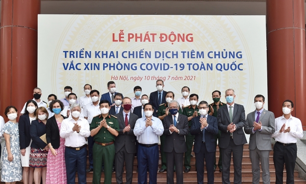 Phát biểu của Thủ tướng Phạm Minh Chính tại lễ phát động chiến dịch tiêm chủng vacccine phòng chống COVID-19 trên toàn quốc