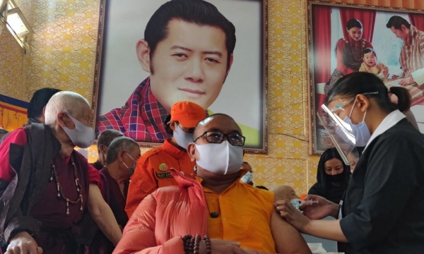 Bhutan đã tiêm vaccine mũi hai COVID-19 cho gần hết dân số