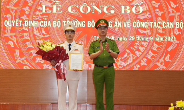 Phó Cục trưởng C03 làm Giám đốc Công an tỉnh Thái Bình