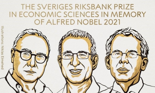 Ba nhà kinh tế Mỹ đạt Giải Nobel Kinh tế 2021