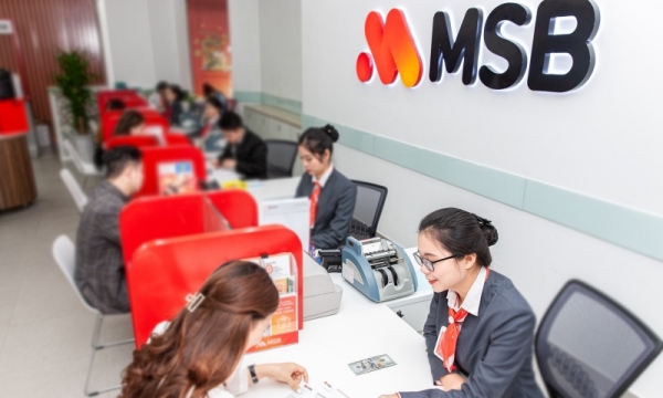 Vốn điều lệ của MSB tăng lên 15.275 tỷ đồng