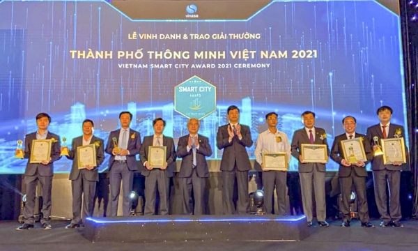 Đà Nẵng nhận giải thưởng thành phố thông minh Việt Nam 2021