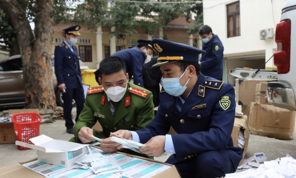 Phát hiện phương tiện vận chuyển trên 6.300 bộ kit test vi phạm tại Lạng Sơn