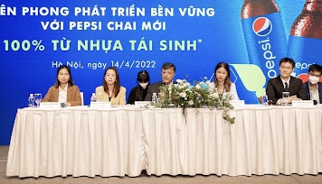 Pepsi ra mắt sản phẩm mới  với bao bì được sản xuất 100% từ nhựa tái sinh tại thị trường Việt Nam