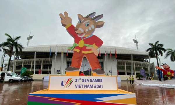 Không khí ngập tràn trước giờ khai mạc SEA Games 31