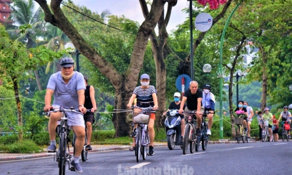 Hà Nội nỗ lực phát triển 'giao thông xanh' từ giải pháp xe đạp công cộng