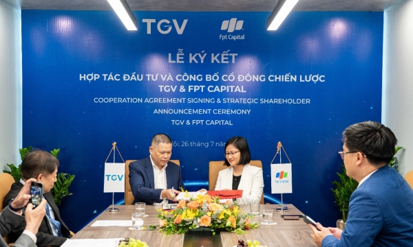 Ký kết hợp tác đầu tư cùng FPT Capital, TGV như Hổ mọc thêm cánh