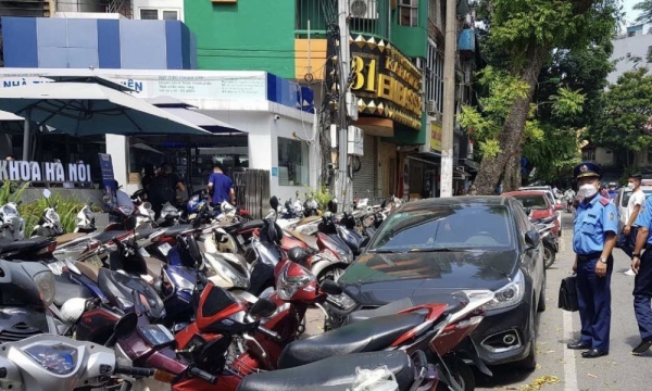 Thanh tra Sở GTVT Hà Nội: Tăng cường xử lý vi phạm trông giữ phương tiện trên địa bàn Thành phố