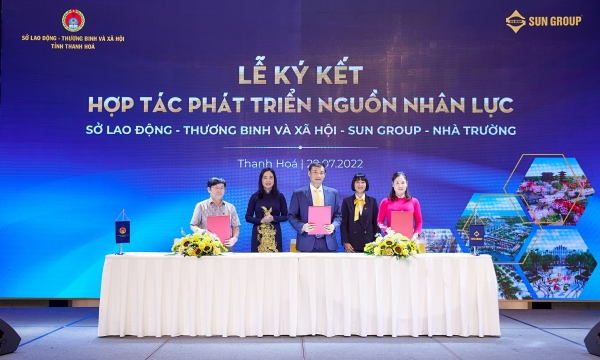 Sun Group hợp tác đào tạo nâng cao chất lượng nguồn nhân lực tại Thanh Hóa