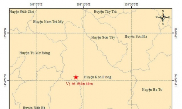 Cảnh báo động đất liên tiếp ở Kon Tum
