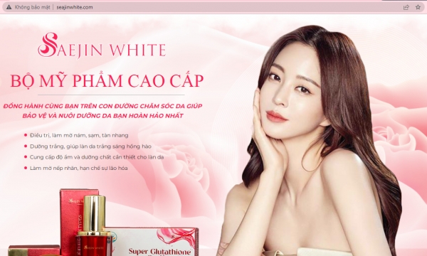 Người tiêu dùng cẩn trọng 'sập bẫy' quảng cáo sản phẩm Saejin White Super Glutathione Collage