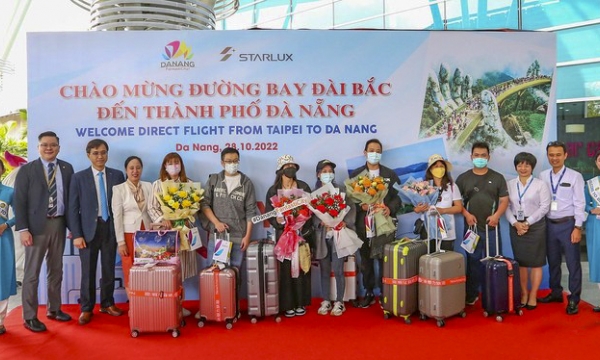 Đường bay Đà Nẵng - Đài Bắc chính thức nối lại sau 2 năm gián đoạn