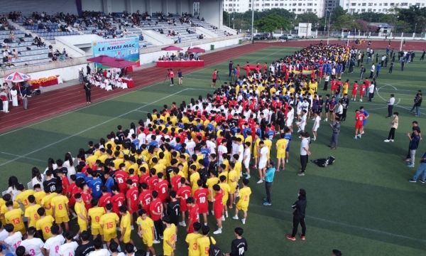 Khai mạc giải bóng đá học sinh THPT Hà Nội - An ninh Thủ đô lần thứ XXI - 2022 Cúp Number 1 Active