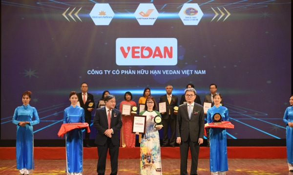 Vedan Việt Nam được vinh danh ‘Top 10 nhãn hiệu nổi tiếng Việt Nam năm 2022
