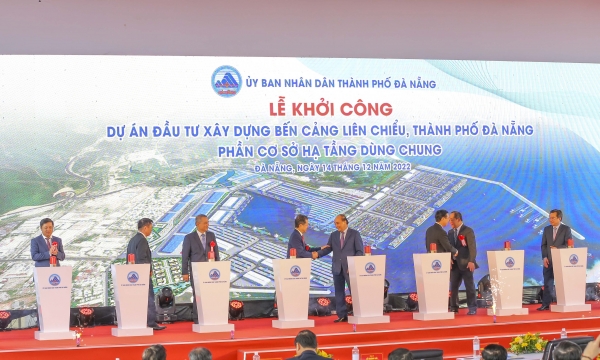 Chủ tịch nước Nguyễn Xuân Phúc dự khởi công dự án Cảng Liên Chiểu