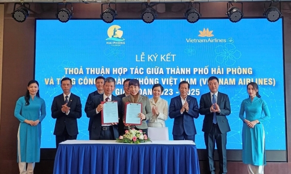 Hải Phòng và Vietnam Airlines ký hợp tác giai đoạn 2023 – 2025