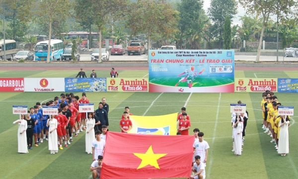 Giải bóng đá học sinh THPT Hà Nội - An ninh Thủ đô lần thứ XXI và sức nóng của trận chung kết