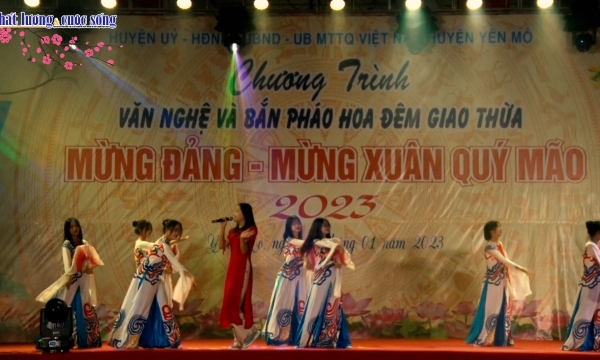 Huyện Yên Mô - Ninh Bình: Tổ chức chương trình nghệ thuật chào Xuân Quý Mão 2023