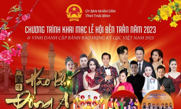 Nhiều hoạt động trong khuôn khổ Lễ hội đền Trần tỉnh Thái Bình năm 2023