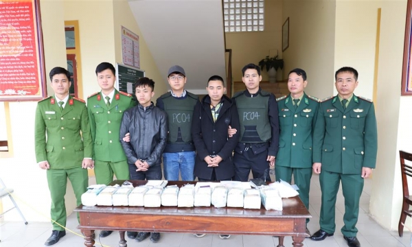 Triệt xóa đường dây vận chuyển tái phép chất ma túy tại Hà Tĩnh