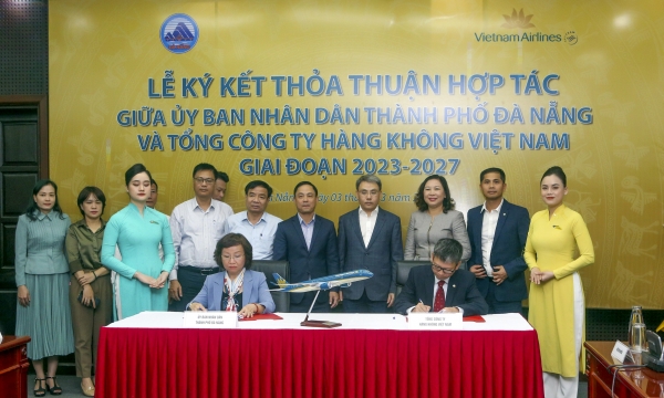 Đà Nẵng ký kết hợp tác chiến lược du lịch, dịch vụ với Vietnam Airlines