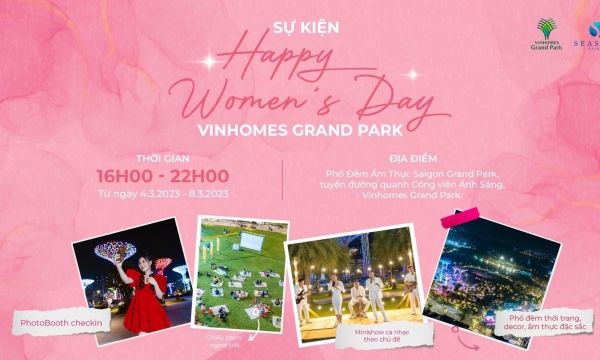 “Đổi gió” 8/3, ghé ngay phố đêm ẩm thực Grand Park