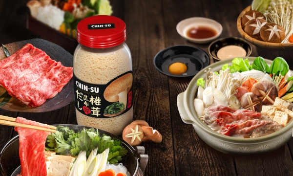 Nấm shiitake và tảo bẹ kombu - công thức mới giúp hạt nêm Chin-su chinh phục thị trường Nhật
