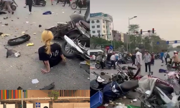 'Xe điên' đâm liên hoàn trên đường Võ Chí Công, hàng chục người bị thương