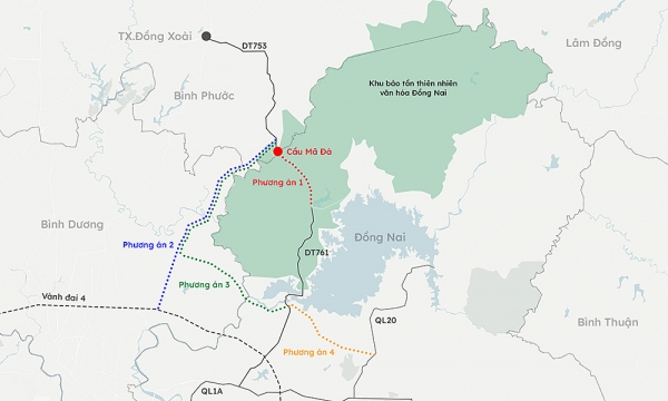 Thủ tướng phê duyệt tuyến đường kết nối tỉnh Bình Phước và Đồng Nai