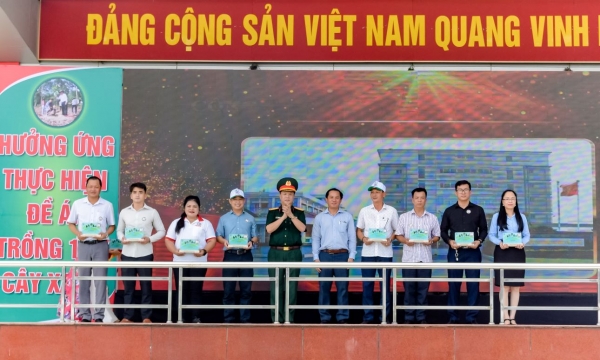 Vedan hưởng ứng chương trình trồng 1 tỷ cây xanh “Vì một Việt Nam xanh” trên địa bàn tỉnh Đồng Nai