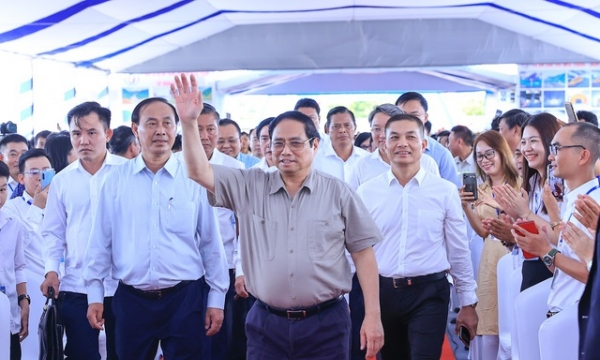 Thủ tướng Phạm Minh Chính dự lễ khởi công và khánh thành nhiều tuyến cao tốc