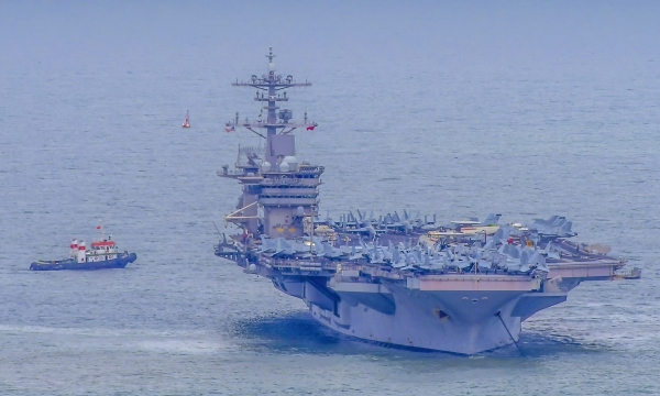 Tàu sân bay của Mỹ và tàu khu trục lớn nhất Nhật Bản sắp thăm Đà Nẵng