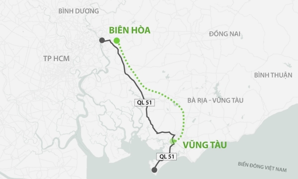 Đề xuất sử dụng đất từ sân bay Long Thành thực hiện cao tốc Biên Hòa - Vũng Tàu