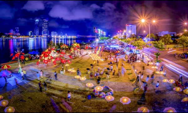 Đà Nẵng: Lần đầu tiên có không gian ánh sáng nghệ thuật bên sông Hàn