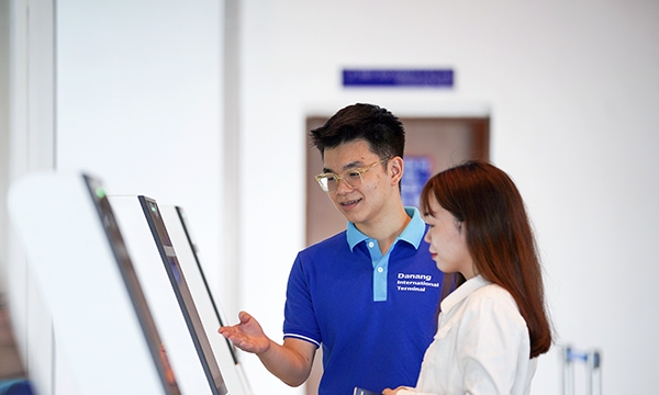 Đà Nẵng: Triển khai dịch vụ self check-in kiosk cho hành khách